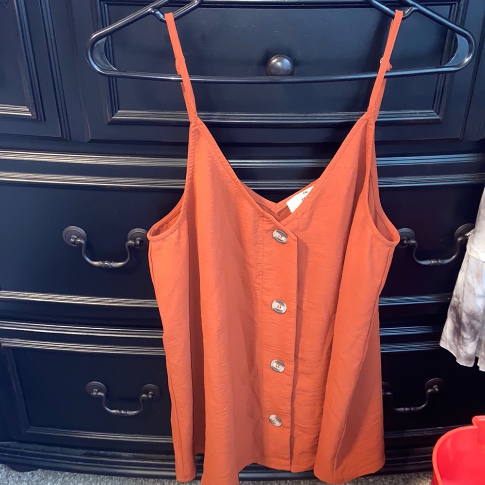 Burnt Orange Tank Top